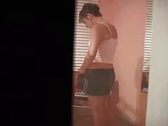 بلوند زرق و برق دار در جوراب ساق بلند گربه کانال تلگرام ویدیو سکس او را نوازش کرد